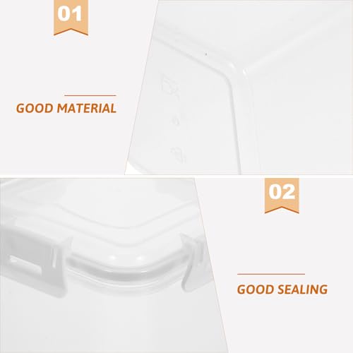 Caja de pan para despensa sellada y contenedor de sándwiches moderno 4