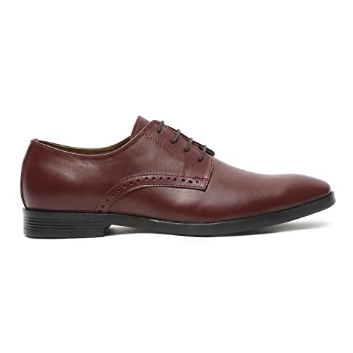 Image of LOUIS STITCH Formal Derby Lace Up Shoes for Men | Handcrafted Italian Leather Mens Shoes | RXPL