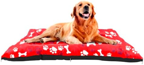 Colchonete G para Cachorro Grande, Almofada Removível com Zíper, ...