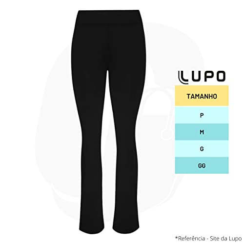 Calça Lupo Bailarina Action Com Proteção UV 50+ Preto | GG | 76307-0021609990