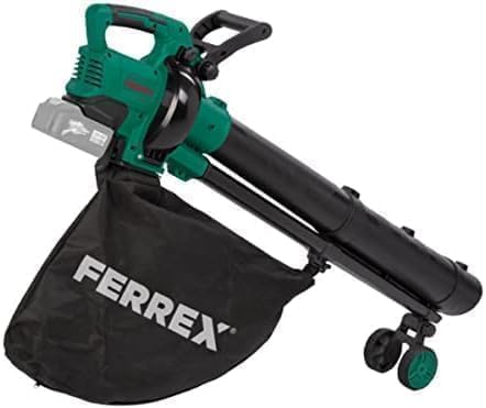 Ferrex 40V Akku-Laubsauger & Laubbläser mit Fangsack – 3-in...