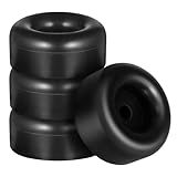 SAQXK 4 Pack Trailer Ramp Door Gate Bumper 2.5' Round Rubber Bumpers Stops Heavy Duty Compatible with Truck Cargo Hatch