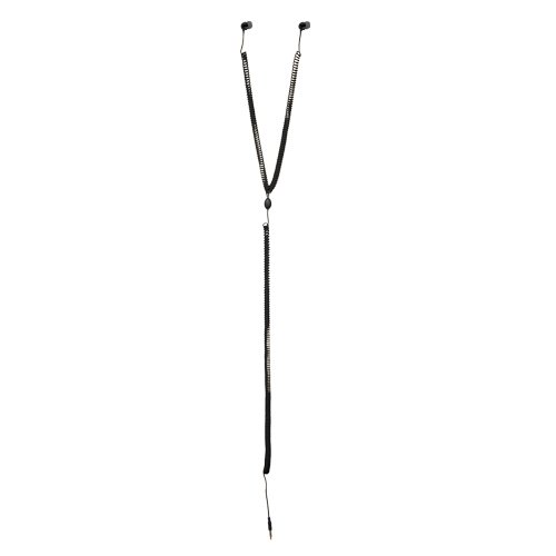 Thumbs Up Curly Earphone - Black - Image 2