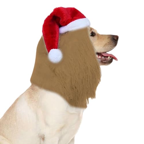 Gorro Navideño para Gato,Gorro Navideño Divertido Y Adorable - Ropa para Gatos de Invierno Fiestas Nocturnas Familia Amigos