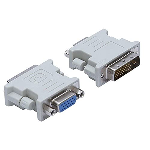 Adaptador DVI a VGA conversor DVI-I 24+1 macho ordenador PC portátil tarjeta gráfica 1080P