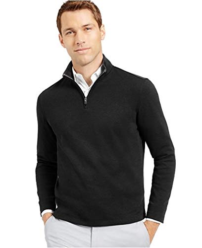 Alfani Men's Solid Quarter-Zip Sweater2