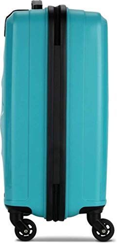 Image of Kamiliant by American Tourister Polypropylene 55 cms Aqua Hardsided Cabin Luggage (KAM TRIPRISM SP 55CM - Aqua)