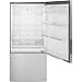 GE Appliances 17.7 cu. ft. Bottom Freezer Refrigerator in Fingerprint Resistant Stainless Steel, Counter Depth