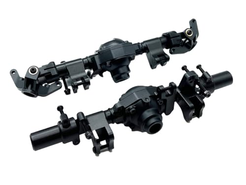 Front & Rear Black Aluminum Axle Housing Set