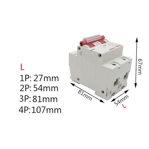 Interruptor de protección fotovoltaica para evitar sobrecargas DC 2P 125A 1000V 3
