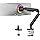 MOUNTUP Heavy Duty Single Monitor Arm for 42 40 39 34 32 27Inch Screens, Monitor Stand for Desk Supports 4.4-33 lbs, Height A