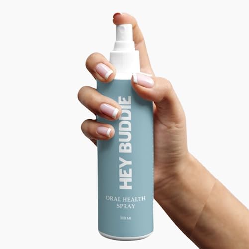 Hey Buddie Oral Spray for Dog Teeth Cleaning & Fresh Breath 200 ML | Plant Based Plaque, Tartar Remover Mouth Spray | Effective Than Toothpaste Toothbrush & Dental Stick