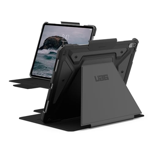URBAN ARMOR GEAR Metropolis SE Case Apple iPad Air 13 Hülle (M3 2025, M2 2024) (Wake/Sleep Funktion, Apple Pencil/Crayon Stift-Halter, Standfunktion) schwarz