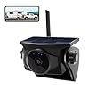 1080P Solar Magnetic WiFi Backup Camera,Wireless Hitch Camera with Night Vision, 365-Day Standby, Rechargeable Battery, Low Power Consumption,Rear Front View for RV, Trailer, Car for Phone Pad Android