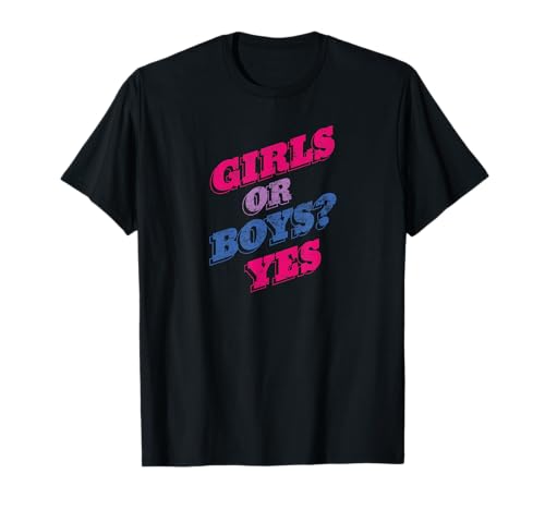 Girls Boys Yes Bi Pride Parade LGBTQ Bisexual Party T-Shirt