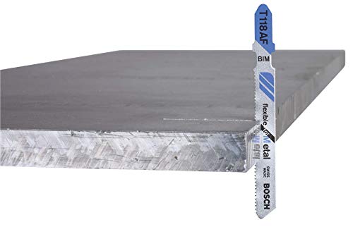 Bosch T118G 5 pc. 3-5/8 in. 36 TPI Basic for Metal T-Shank Jig Saw Blades thumbnail 4