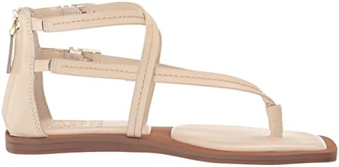 Vince Camuto Women's Brenndie Buckle Sandal Flat, Warm Vanilla, 5.5 | Image 5