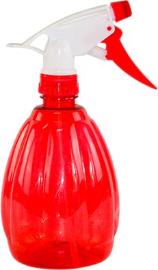 St Helens Home and Garden Garden Hand Held Adjustable Spray Bottle with Trigger Handle for Gentle Watering, Misting and Feeding of House Plants and Flowers Red