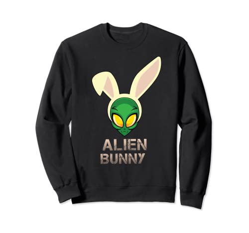 Cute Easter Day Alien Bunny Ears UFO Rabbit Lover Sweatshirt
