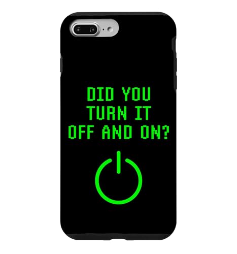 Did You Turn It Off And On Computer Repairt IT Tech Support �X�}�z�P�[�X iPhone 7 Plus/8 Plus �p