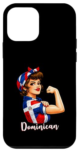Strong Dominican Girl Girlfriend Dominican Republic Flag �X�}�z�P�[�X iPhone 12 mini �p
