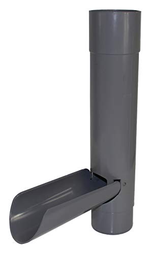 Preisvergleich Produktbild Funke Dachrinnen Wasserablaufklappe grau DN 75