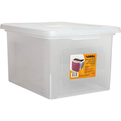 Lorell Storage Case File Box, Clear (LLR68925CT)