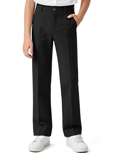 Image of Boys Dress Pants School Uniform Golf Pants for Boys Chino Pants