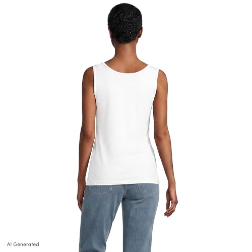 Image of Lands' End Women's Cotton Tank Top