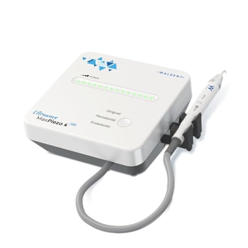 Image of Waldent Ultrawave MaxPiezo 4 LED Fiberoptic Ultrasonic Scaler - Advanced Piezoelectric Technology, Precise Scaling, LED Light, Durable & Ergonomic Design for Professional Dental Care
