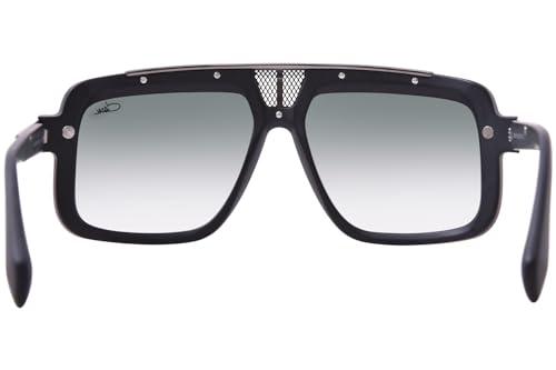Cazal Legends 678 002 Sunglasses Men's Matt Black Gunmetal/Green Gradient 59mm4