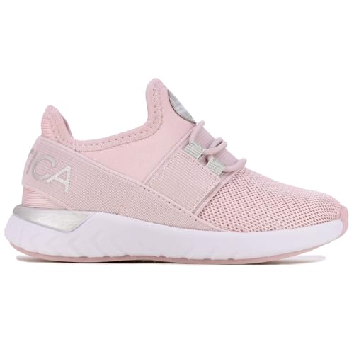 Nautica Tênis infantil atlético slip-on elástico tênis de corrida |Menino - menina|(criança grande/c