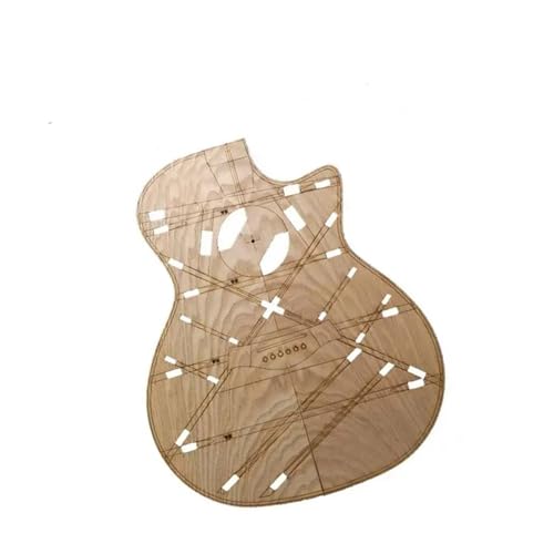 ギター修理ツール 41インチ正バレルコーナーフォークアコースティックギターサウンドビームコンチンコード位置木製テンプレート(2)