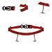 Yiju Triathlon Race Number Belt Running Belts, Adjustable, Lightweight, Accessories, Easy to Install, Triathlon Running Belt, Red