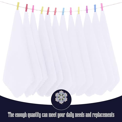 Image of 16 Pack Baby Washcloths - 10x10 Inch, Microfiber baby towel - Absorbent and Soft baby Wash Clothes for Newborns, Infants and Toddlers - Quick Dry for baby boys and girls face towel - White