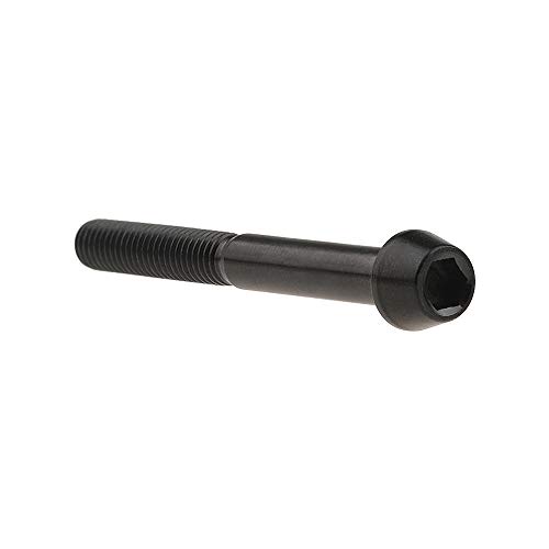 Image of Titanium Ti Bolt M5x9 16 18 20 25 30 35 40 45 50 55 60mm Tapered Head Screws Pack of 4 (M5x45mm, Black)
