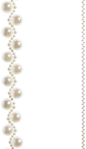 RAZ Imports Pearl Rope Garland, 72-Inch, Plastic