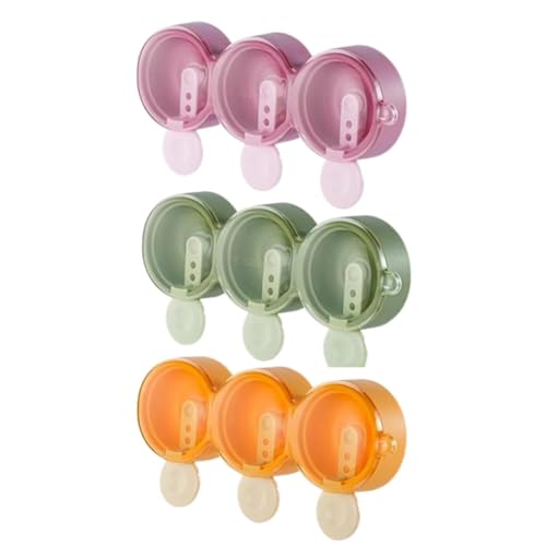 Buhdjfnke Molde de silicona de alimenticio con 9 moldes para donuts, para hacer tú mismo de helado y alimentos