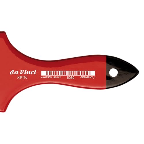 Image of da Vinci Watercolor Series 5080 CosmoTop Spin Paint Brush, Wash Synthetic with Red Handle, Size 60 (5080-60)
