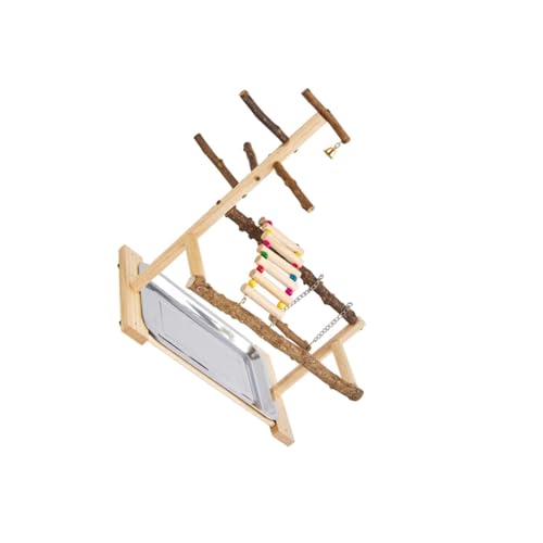 Arbre de jeu pour perruches structure unique en bois noble - 5