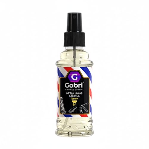 Gabri Professional Aftershave Cologne, Men's Eau de Cologne (150 ml (Pack of 1), Lemon)