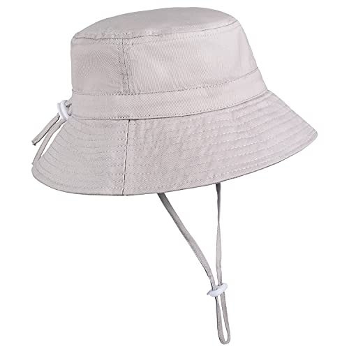 Image of Adjustable Wide Brim Sun Hat - Summer Bucket Hat for Infant Toddler and Kids UPF 50+