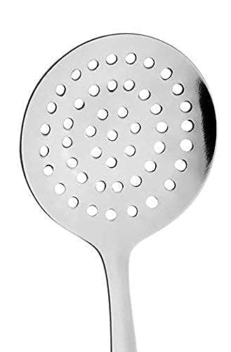 Image of Stainless Steel Big Size Laddle Cooking Spoon,Stainless Steel Heavy Guage Serving Spoon Ladel,Stainless Steel Big Size Cooking & Serving Spoons,Big Spoons for Cooking,Cookig Spoon (Skimmer)