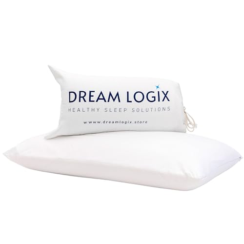 DreamLogix Natural Talalay Latexkissen (fest, Queen)
