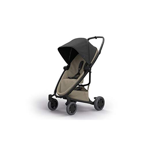 Quinny Zapp Flex Plus, Passeggino Leggero e Compatto, Beige (Black on Sand), 0-12 Mesi