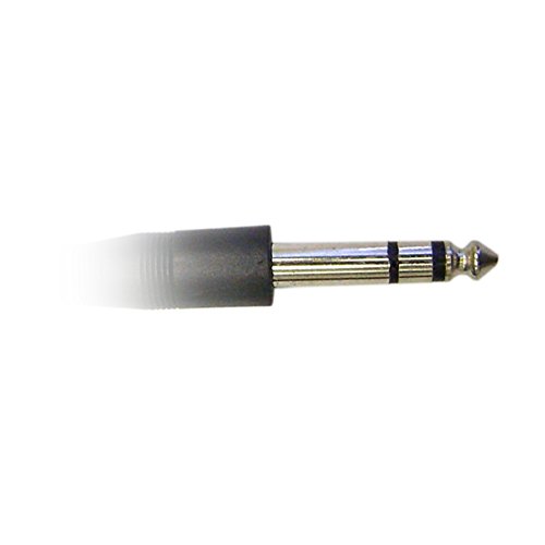 Cable estéreo macho a macho 1/4 pulg negro 25 pies miniatura 3