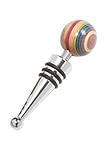 Norpro Colored Wood Round Bottle Stopper
