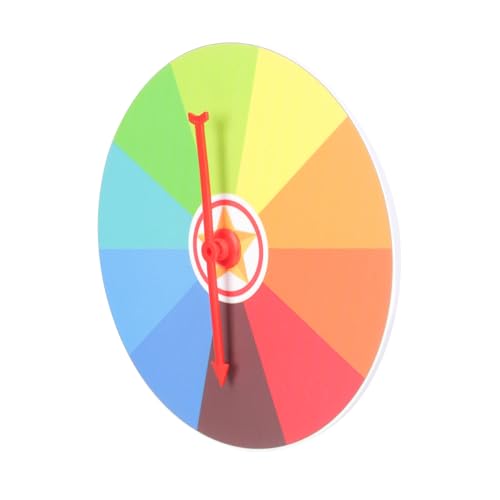 GALPADA Rueda Suerte para Fiesta Ruleta de Premios de Pared Juguete de Interior para Ruleta de Lotería Aula