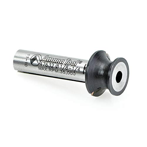 Amana Tool - 47632 Adapter 1/8 Inner Dia x 1/4 Shank For Handheld Trim Routers &
