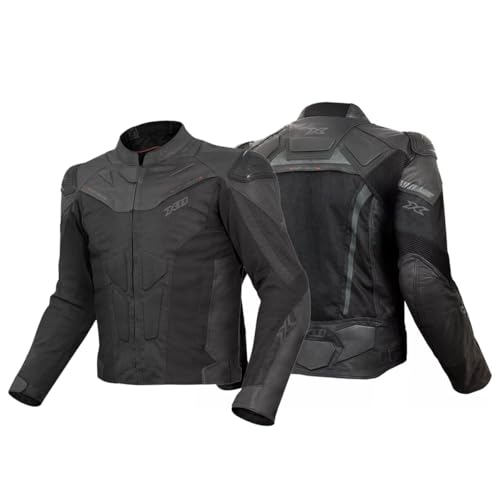 Jaqueta Masculina Impermeável Proteção Couro X11 Next Gen (BR, Alfa, 3G, Regular, Regular, PRETO)